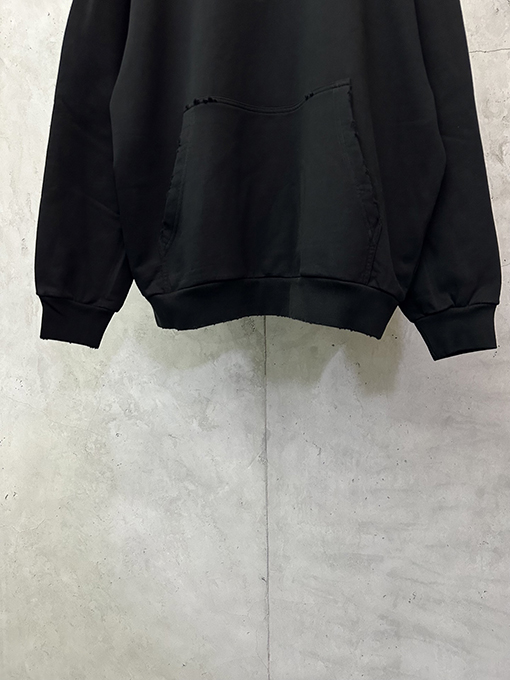 バレンシアガ Balenciaga ウォッシュダメージハート型フード付きスパーカー