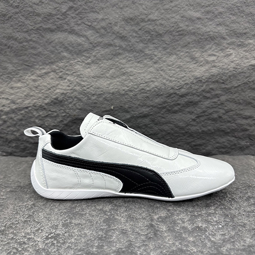 バレンシアガコピー Balenciaga SPEEDCAT ジョイントシリーズ ブラック&ホワイト 牛革スニーカー