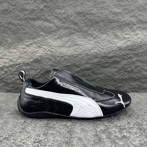 バレンシアガコピー Balenciaga SPEEDCAT ジョイントシリーズ ブラック&ホワイト 牛革スニーカー