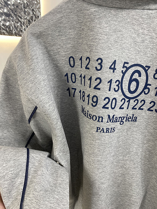 マルタンマルジェラ 新しいシャツカラーフェイクツーピースヘビーウェイトスパーカー