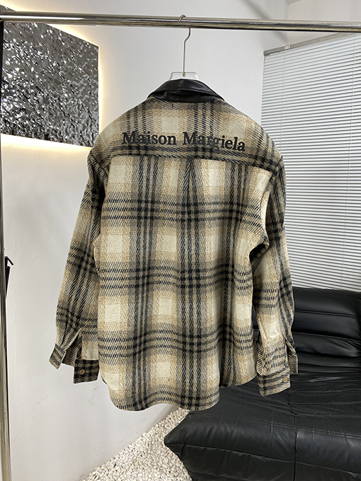マルタンマルジェラ Martin Margiela 新しいチェック柄レザージャケット