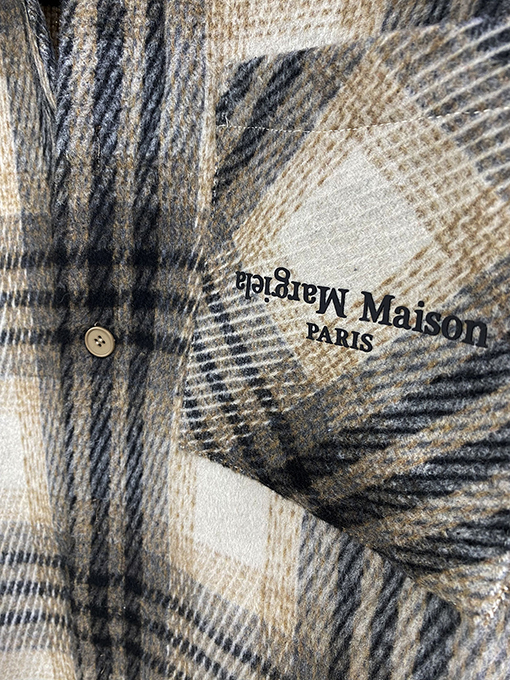 マルタンマルジェラ Martin Margiela 新しいチェック柄レザージャケット
