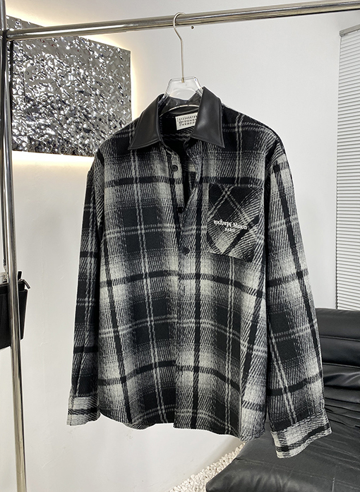 マルタンマルジェラ Martin Margiela 新しいチェック柄レザージャケット