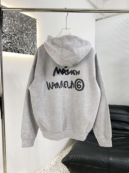 マルタンマルジェラ Martin Margiela 新しいチェック柄フランネルフード付きジャケット