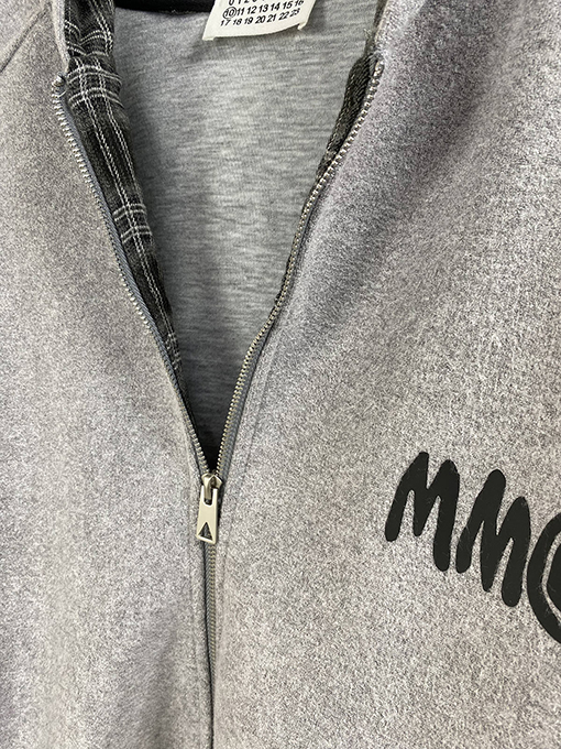 マルタンマルジェラ Martin Margiela 新しいチェック柄フランネルフード付きジャケット