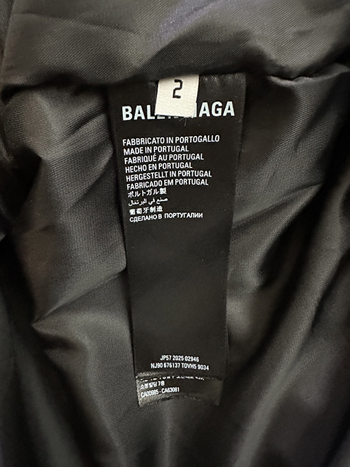 バレンシアガ Balenciaga バッジレザージャケット