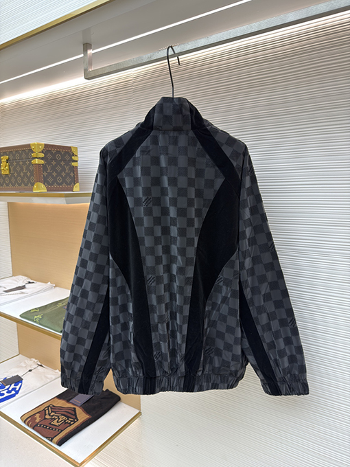 ルイヴィトンコピー 新しいチェッカーボードフロックジャカードジャケット