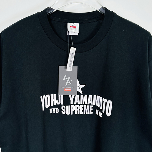シュプリーム Supreme × Yohji Yamamoto Yohji Yamamoto STAR TEE ジョイントモデル五芒星プリント半袖Tシャツ