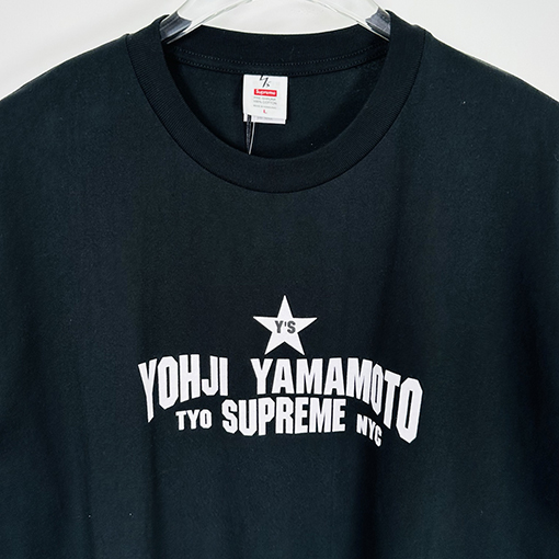 シュプリーム Supreme × Yohji Yamamoto Yohji Yamamoto STAR TEE ジョイントモデル五芒星プリント半袖Tシャツ