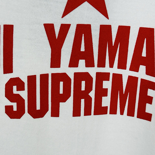 シュプリーム Supreme × Yohji Yamamoto Yohji Yamamoto STAR TEE ジョイントモデル五芒星プリント半袖Tシャツ