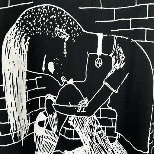 シュプリーム × Yohji Yamamotoスーパーコピー Y’S THINKER TEE ロックプリント半袖Tシャツ