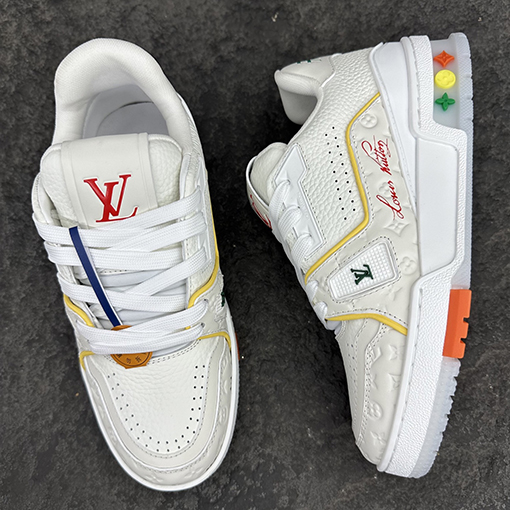ルイヴィトン TRAINER 1AHTM9 LV Trainer ブレンドメッシュスニーカー