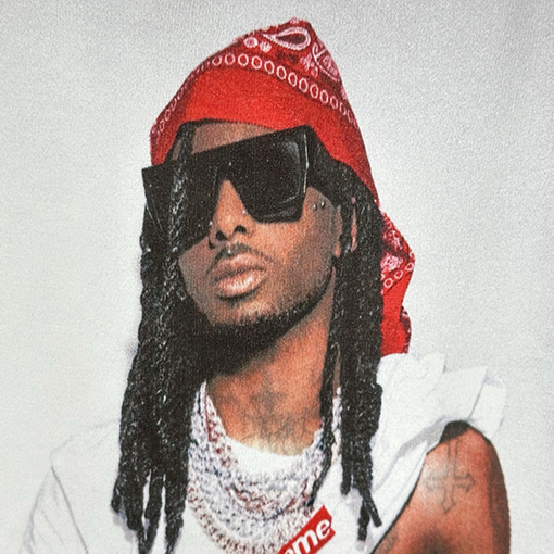 シュプリーム PLAYBOI CARTI PHOTO TEE フォトプリントの半袖Tシャツ