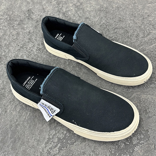 バレンシアガ PARIS SLIP ON GRAFFITI ウェアスタイルホワイトブラックカップルスニーカー