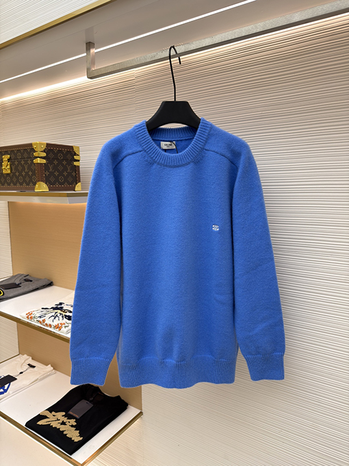 セリーヌスーパーコピー 新しくファッショナブルな凱旋門の刺繍ロゴニットウェア