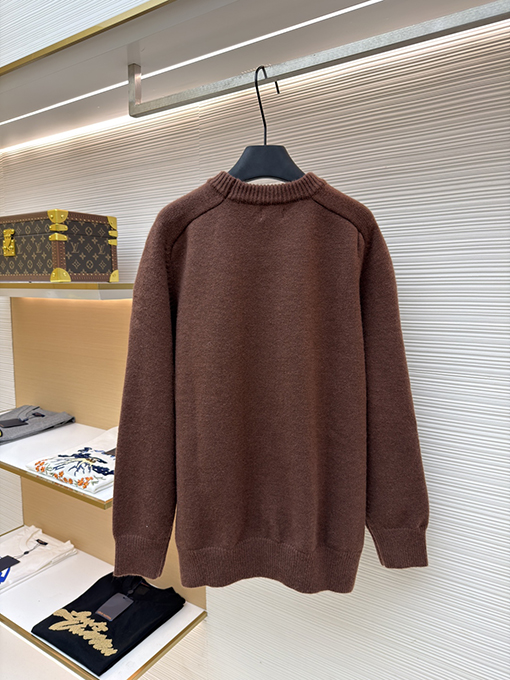 セリーヌスーパーコピー 新しくファッショナブルな凱旋門の刺繍ロゴニットウェア