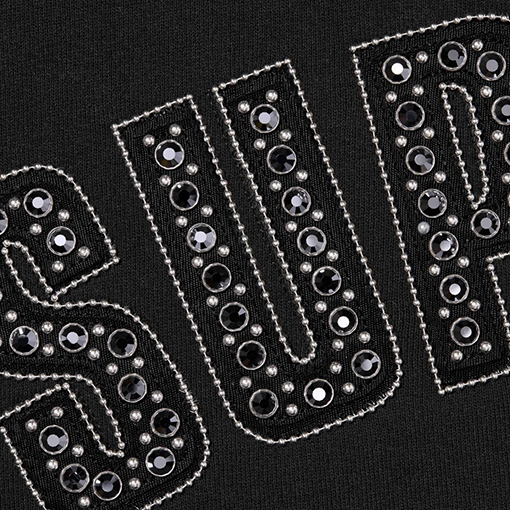 シュプリームコピー x B.B.SIMON ZIP UP HOODED コラボレーション スワロフスキー人気の迷彩 ジップパーカー