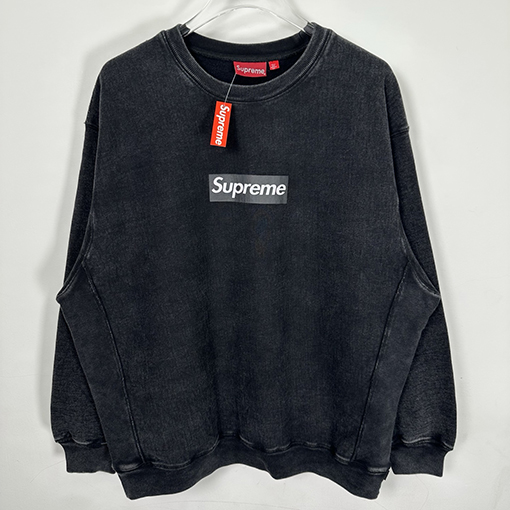 シュプリームコピー WASH BOX LOGO CREWNECK クラックウォッシュクルーネックスパーカー