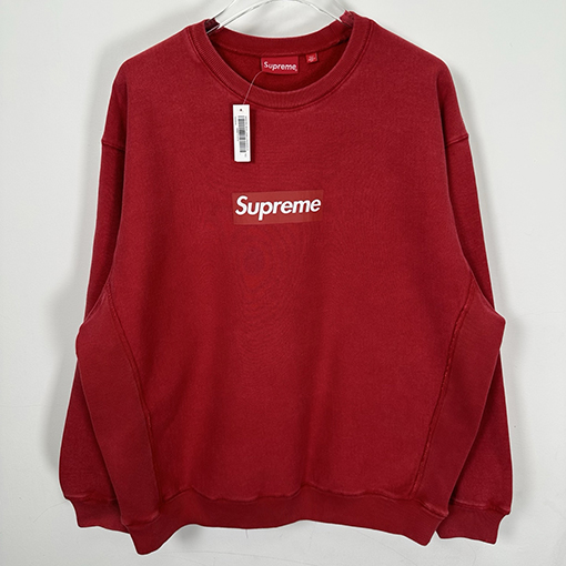 シュプリームコピー WASH BOX LOGO CREWNECK クラックウォッシュクルーネックスパーカー