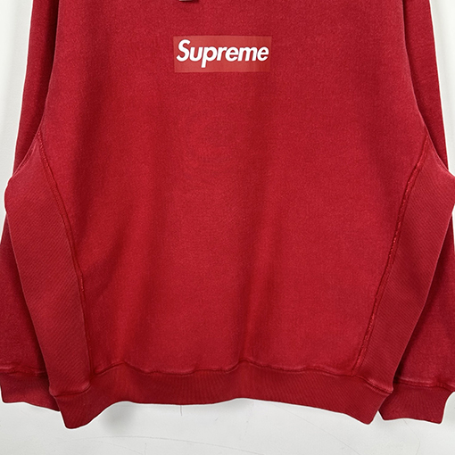 シュプリームコピー WASH BOX LOGO CREWNECK クラックウォッシュクルーネックスパーカー