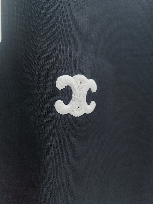 セリーヌ 新しい刺繍クルーネックスウェットシャツ