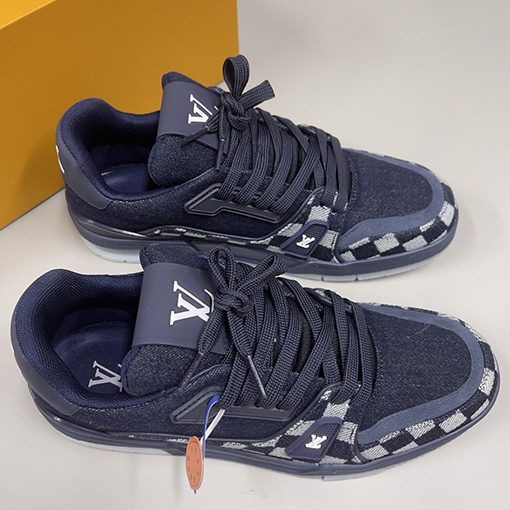 ルイヴィトンスーパーコピー LV Trainer Damier Sneaker カップルスニーカー