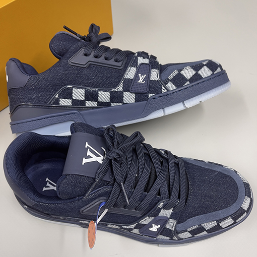 ルイヴィトンスーパーコピー LV Trainer Damier Sneaker カップルスニーカー