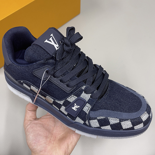 ルイヴィトンスーパーコピー LV Trainer Damier Sneaker カップルスニーカー