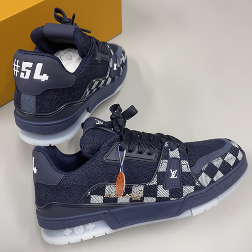 ルイヴィトンスーパーコピー LV Trainer Damier Sneaker カップルスニーカー