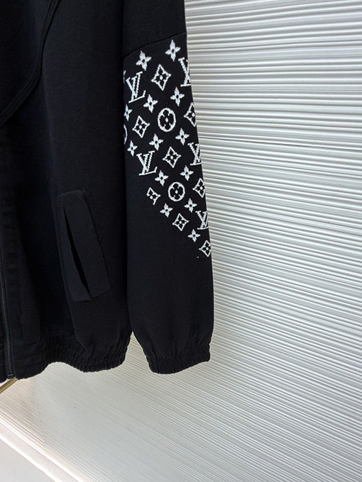 ルイヴィトン Monogram エレメントニットジップアップジャケット