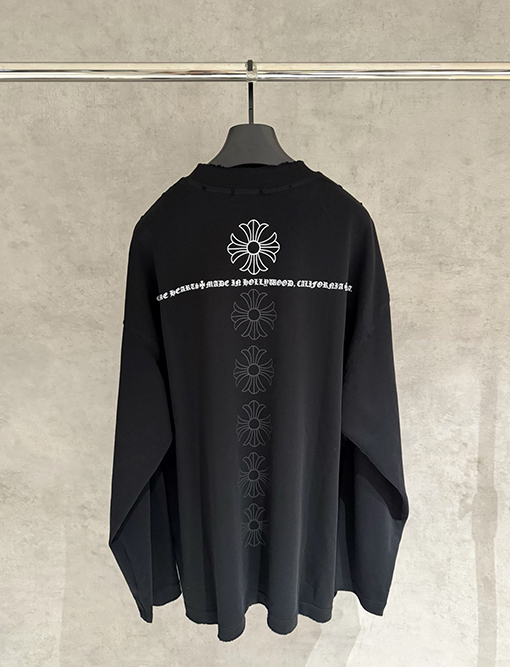 クロムハーツ 厚の長袖スウェットシャツ