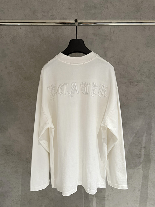 クロムハーツ 厚の長袖刺繍スウェットシャツ