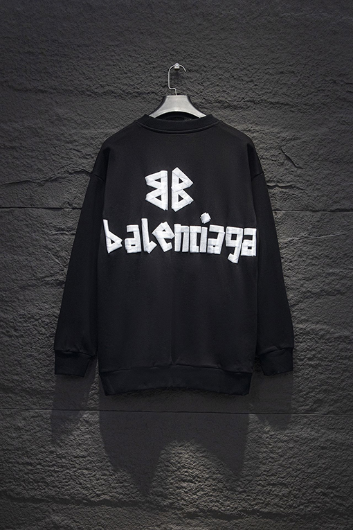 バレンシアガコピー Balenciaga テープオンクルーネックスウェットシャツ