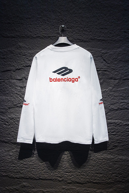 バレンシアガ Balenciaga 刺繍入り長袖シャツ
