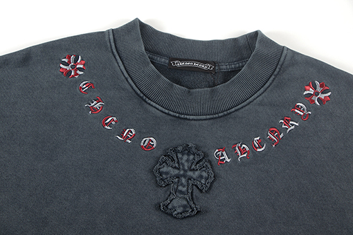 クロムハーツ 刺繍入りテリースウェットシャツ