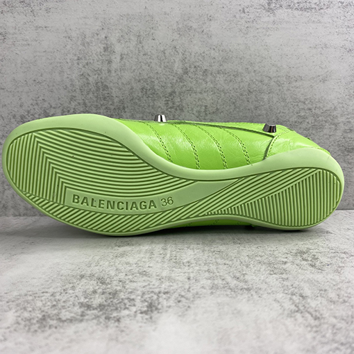 バレンシアガ Balenciaga パンクスタイルのレースアップフラットシューズ