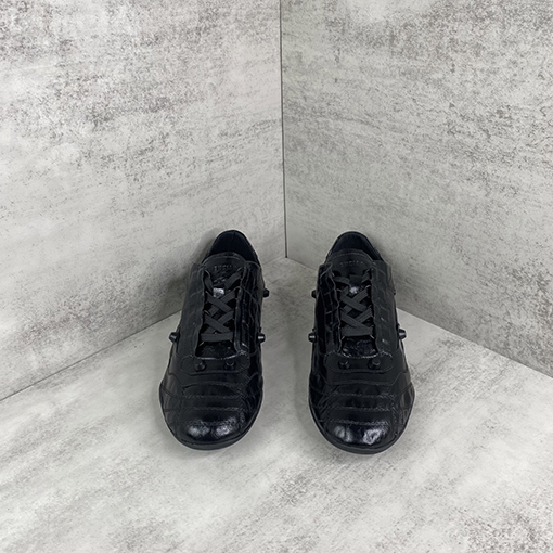 バレンシアガ Balenciaga パンクスタイルのレースアップフラットシューズ
