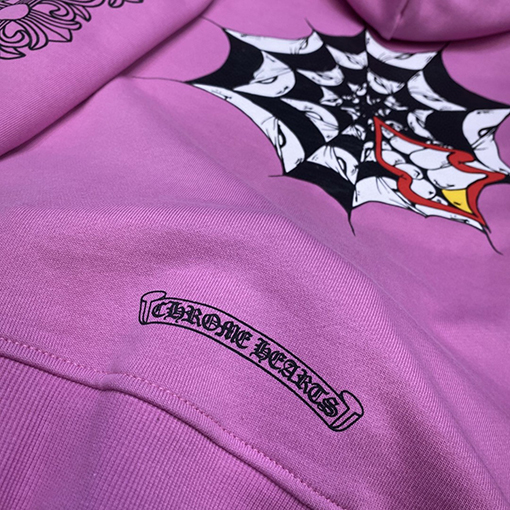 クロムハーツコピー Mattyboy グラフィティ スパイダーウェブ パーカー