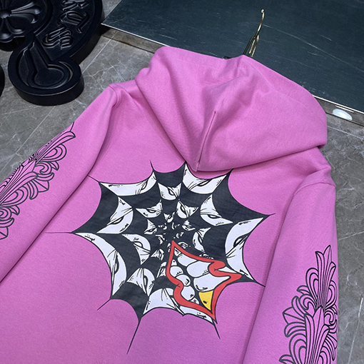 クロムハーツコピー Mattyboy グラフィティ スパイダーウェブ パーカー