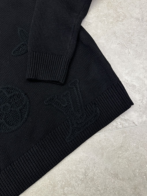 ルイヴィトン 刺繍透かし編みニットウェア