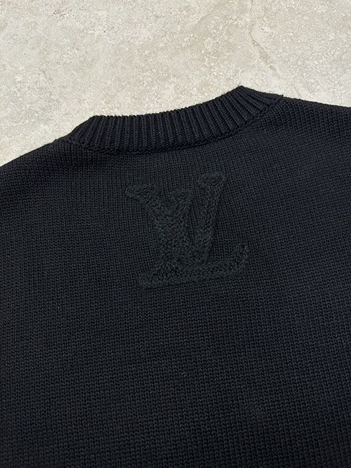ルイヴィトン 刺繍透かし編みニットウェア