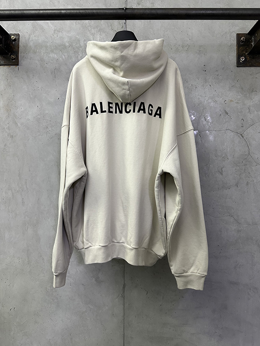 バレンシアガスーパーコピー Balenciaga ロゴ刺繍パーカー