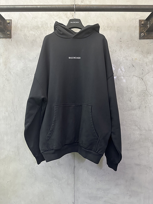 バレンシアガスーパーコピー Balenciaga ロゴ刺繍パーカー