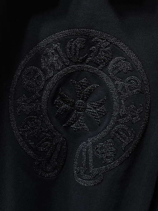 クロムハーツ 馬蹄形のサンスクリットクロスの刺繍入りパーカー
