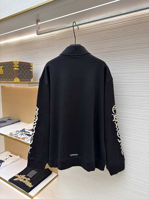 クロムハーツ ハーフジップカラースウェットシャツ