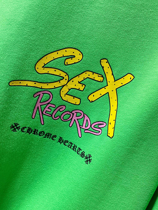 クロムハーツ Sex Records グラフィティ限定ロングスリーブシャツ