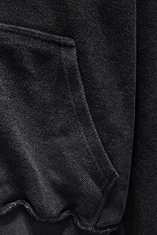 バレンシアガ BALENCIAGA 新作のダメージ刺繍りジップアップジャケット