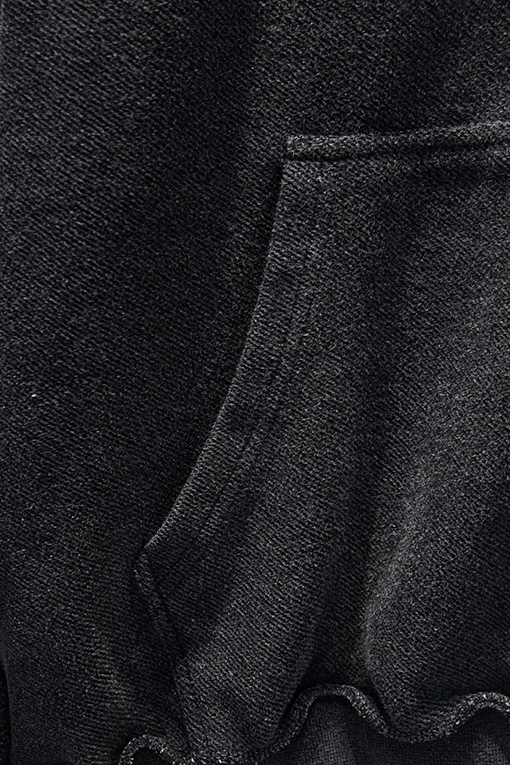 バレンシアガ BALENCIAGA 新作のダメージ刺繍りジップアップジャケット