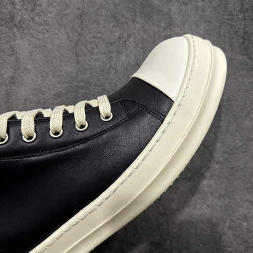 リックオウエンス Rick Owens Vintage Low-Top Sneakers ダークカラーのハイストリートけカジュアルスポーツスニーカー