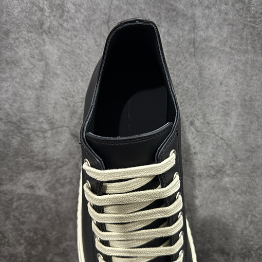 リックオウエンス Rick Owens Vintage Low-Top Sneakers ダークカラーのハイストリートけカジュアルスポーツスニーカー